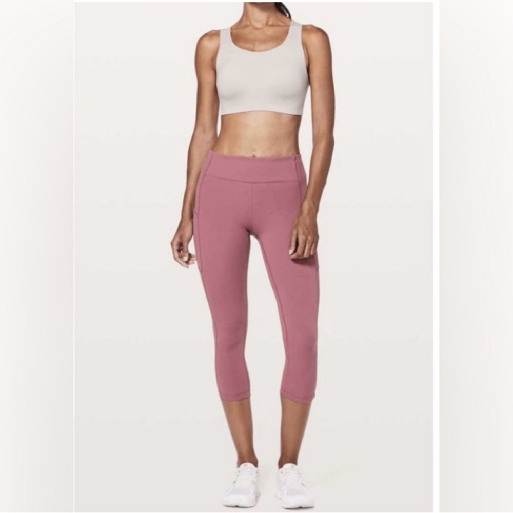 SHIPS FAST LuluLemon athletica High-Rise Leggings in mauve